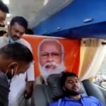 MP Kamlesh Paswan organized blood donation camp on the occasion of PM's birthday