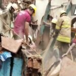 Two people, including a 3-year-old child, died in a building collapse in Kolkata