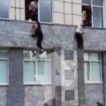 Firing at Perm State University of Russia, students saved their lives by jumping from a window