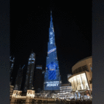 Burj Khalifa became a witness to Team India's new jersey