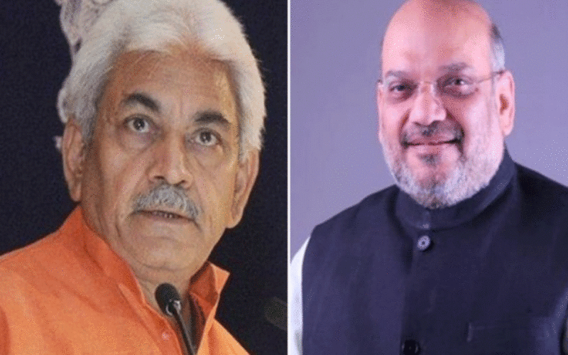 LG Manoj Sinha can discuss with Amit Shah on Target Killing in Kashmir today in Delhi
