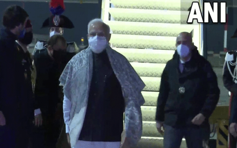 PM Modi arrives in Rome to attend G20 summit