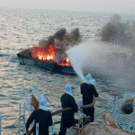 Indian Coast Guard rescues seven fishermen from burning boat