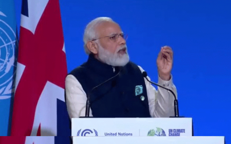 जलवायु परिवर्तन के संबंध में विकासशील और पिछड़े देशों को मिले दुनिया से मदद: PM Modi