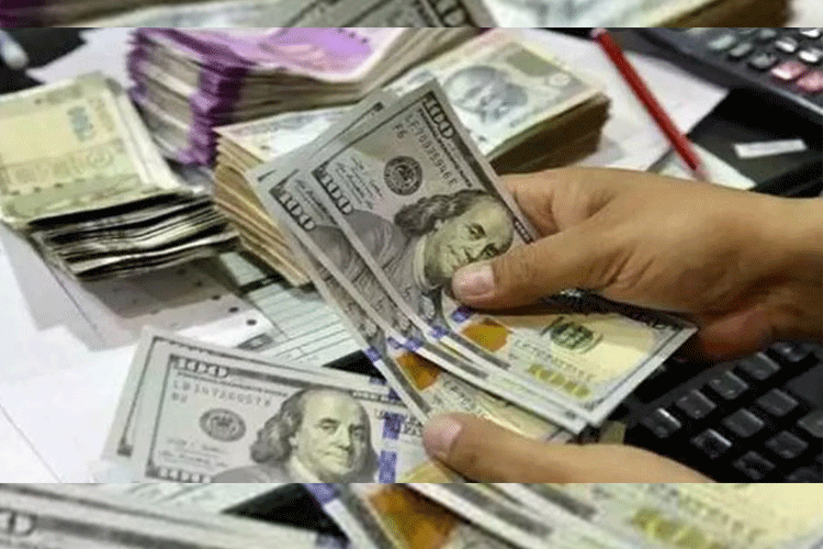 Rupee falls in dollar market