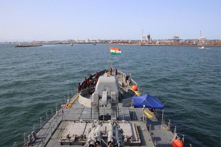 INS Tarkash participates in joint multinational maritime exercise