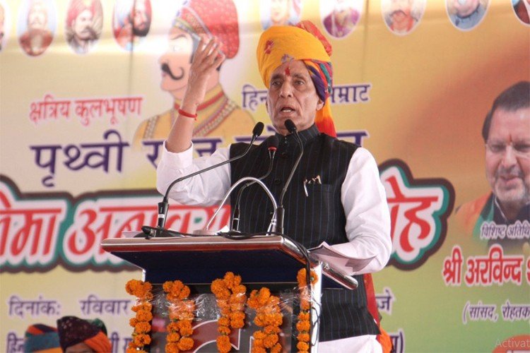 We believe in peace but will give a befitting reply if provoked: Rajnath Singh