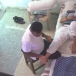 AAP Minister Satyendar Jain enjoy massage in Tihar Jail﻿
