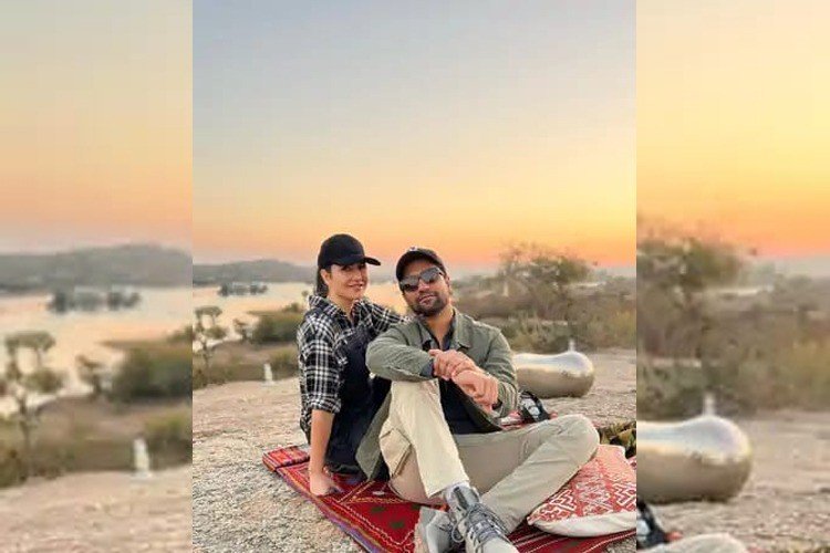 Katrina is holidaying in Rajasthan with husband Vicky